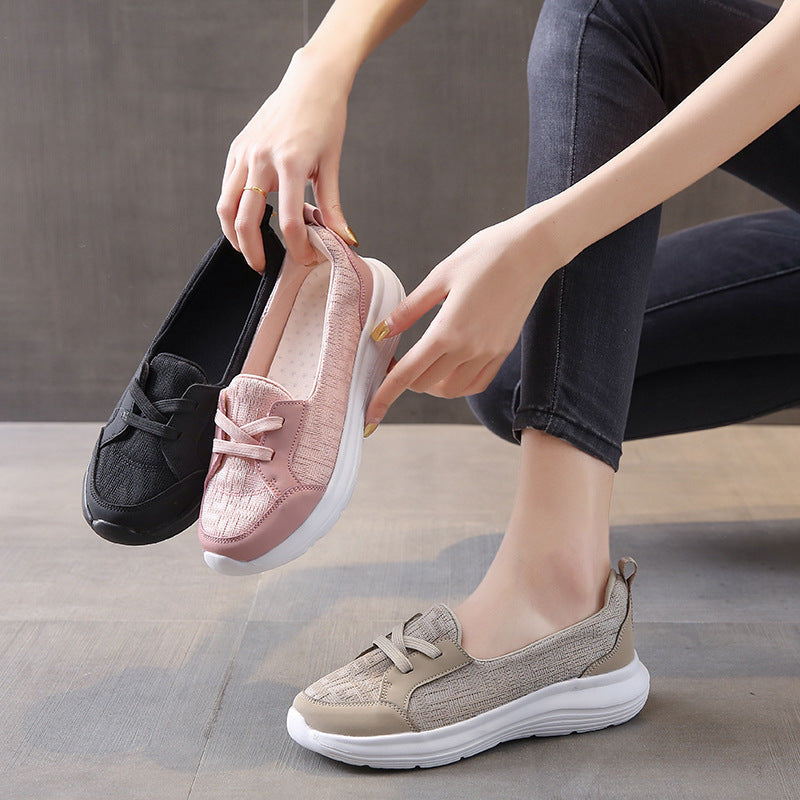 Atmungsaktive, rutschfeste orthopädische Damenschuhe mit Fußgewölbestütze