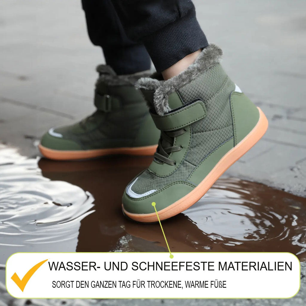 Frostline Kids - Warme & wasserabweisende Barfußschuhe für Kinder (3 - 15 Jahre)
