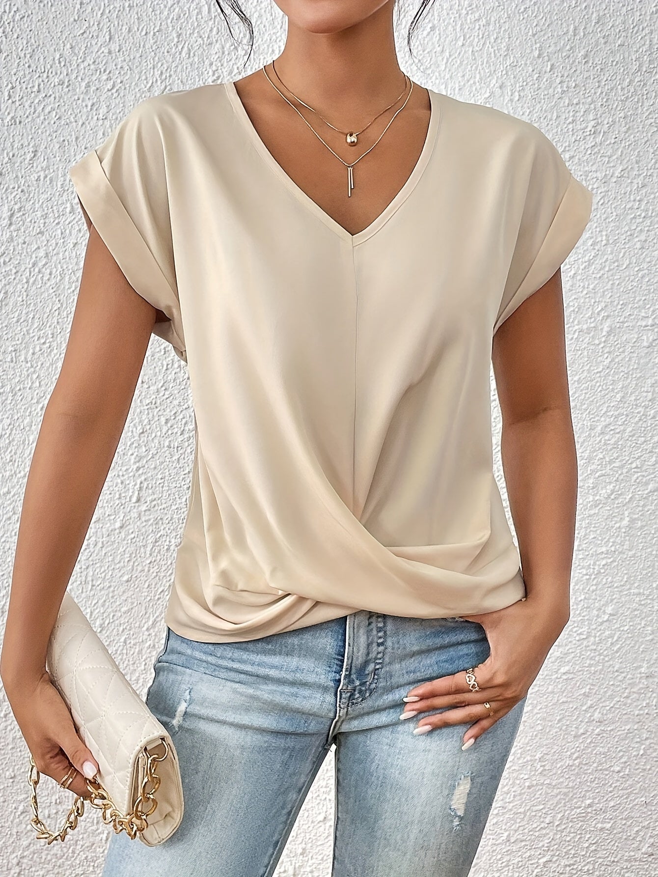 Cleo T-Shirt | Sweetheart-Ausschnitt Mit Komfortabler Passform