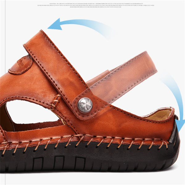 Hochwertige Weiche Ledersandalen Für Herren – Lässiger Stil