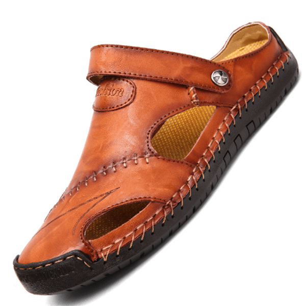Hochwertige Weiche Ledersandalen Für Herren – Lässiger Stil
