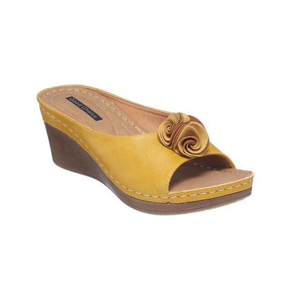 Fara | Ergonomische Sommersandale Mit Blumenriemen