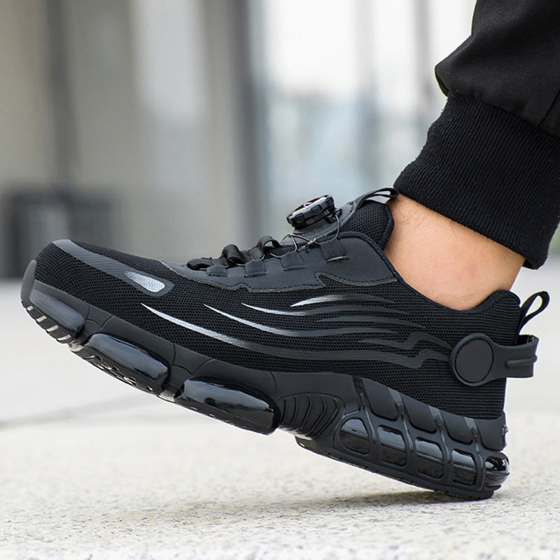 Kostenlose Lieferung – Elegante Unisex Sneakers – Rutschfeste Sicherheitsschuhe Mit Stoßdämpfenden Stollen