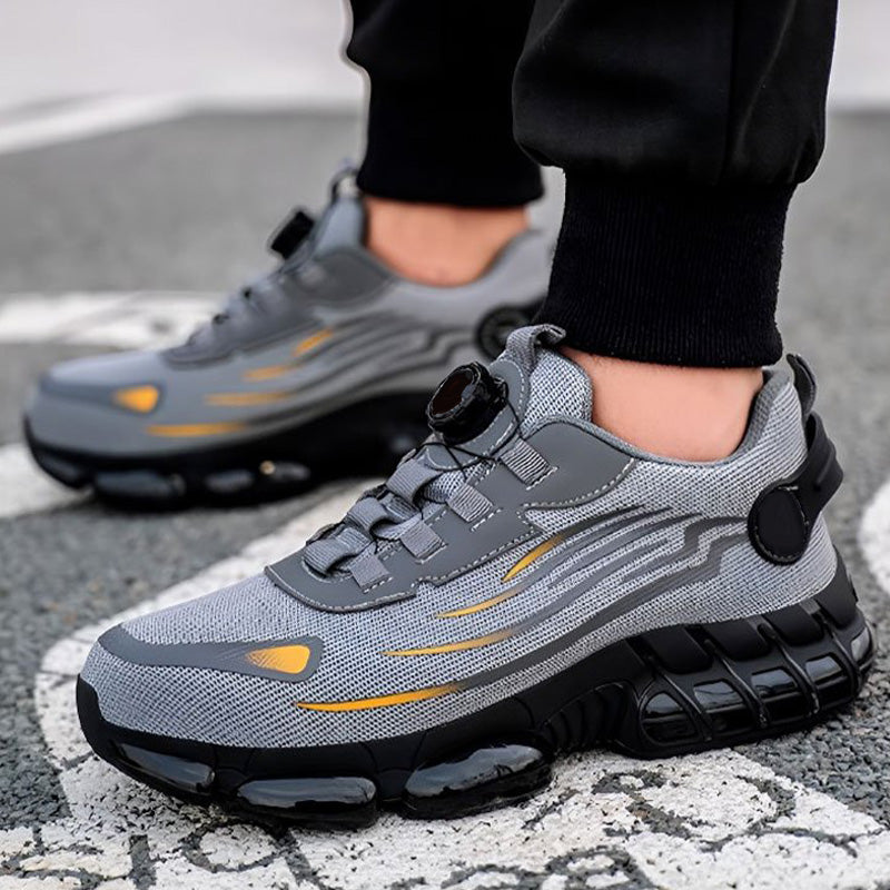 Kostenlose Lieferung – Elegante Unisex Sneakers – Rutschfeste Sicherheitsschuhe Mit Stoßdämpfenden Stollen