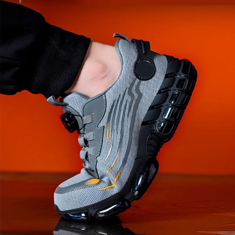 Kostenlose Lieferung – Elegante Unisex Sneakers – Rutschfeste Sicherheitsschuhe Mit Stoßdämpfenden Stollen