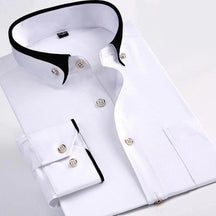 Men’s Klassisches Elegantes Langarmshirt | Abram