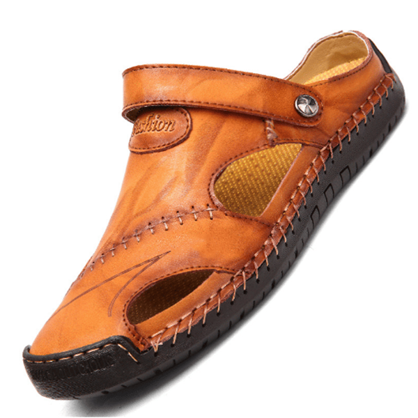 Hochwertige Weiche Ledersandalen Für Herren – Lässiger Stil