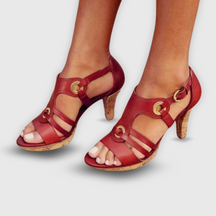 Ciara | Handgefertigte Premium-Sandalen mit Absatz