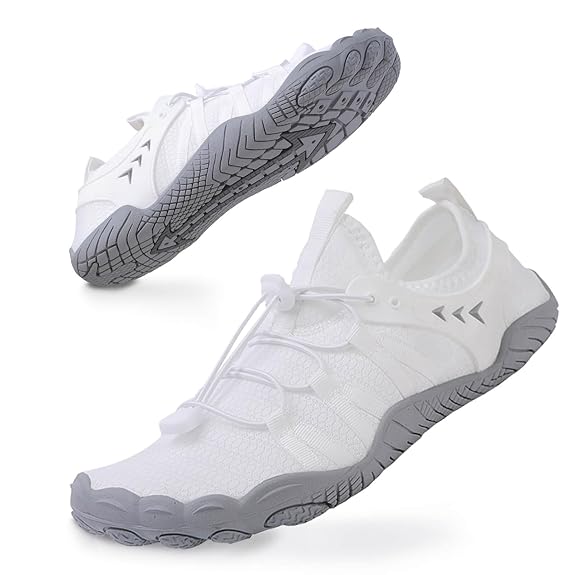 Men’s Barfuß | Minimalistische Cross-Training-Schuhe – Ultra Leicht White Blaze