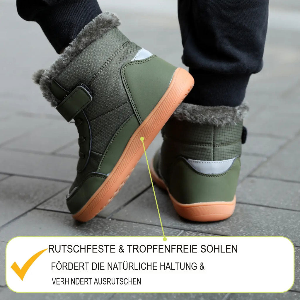 Frostline Kids - Warme & wasserabweisende Barfußschuhe für Kinder (3 - 15 Jahre)