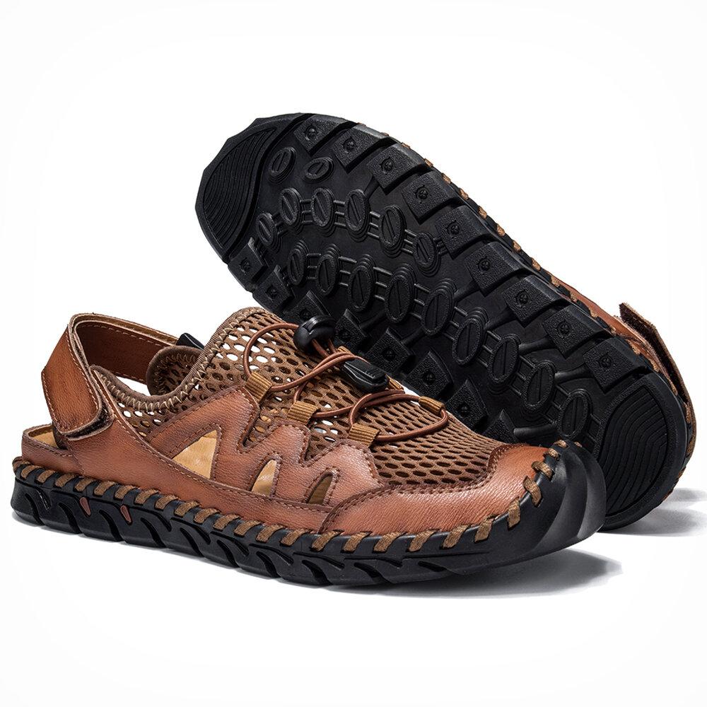 Ledersandalen | mit Gummikappe