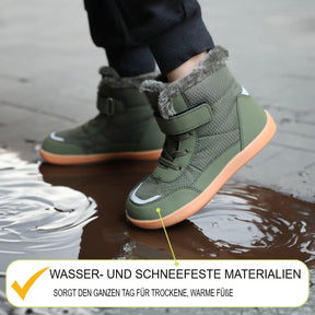 Frostline Kids - Warme & wasserabweisende Barfußschuhe für Kinder (3 - 15 Jahre)