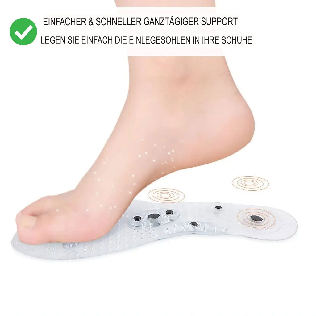 Magnetische Relax-Einlegesohlen – Reduzieren Sie Schmerzen durch Stimulation der Akupressurpunkte