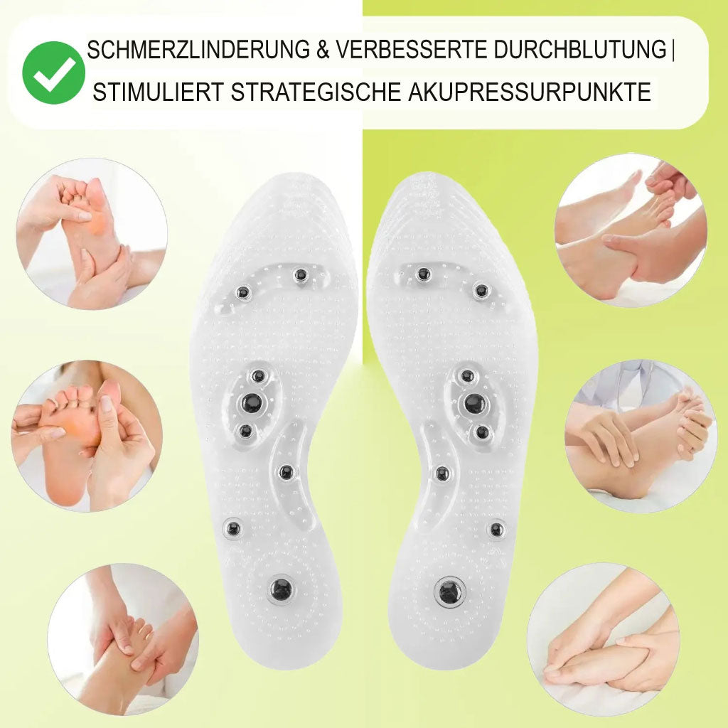 Magnetische Relax-Einlegesohlen – Reduzieren Sie Schmerzen durch Stimulation der Akupressurpunkte