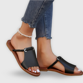 Giana | Soft-Glide Sandalen In Flechtoptik