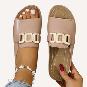 Mia | Elegante Riemensandale Aus Leder