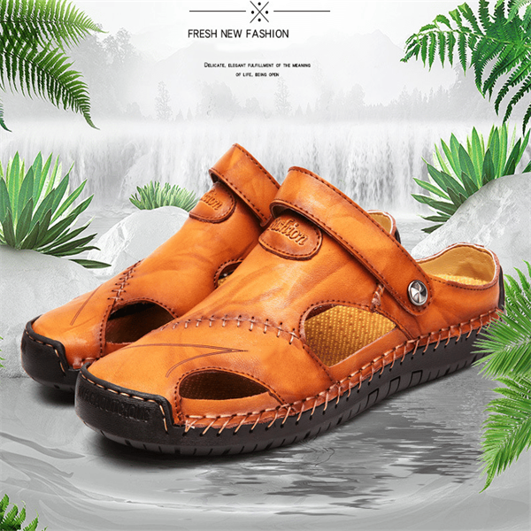 Hochwertige Weiche Ledersandalen Für Herren – Lässiger Stil