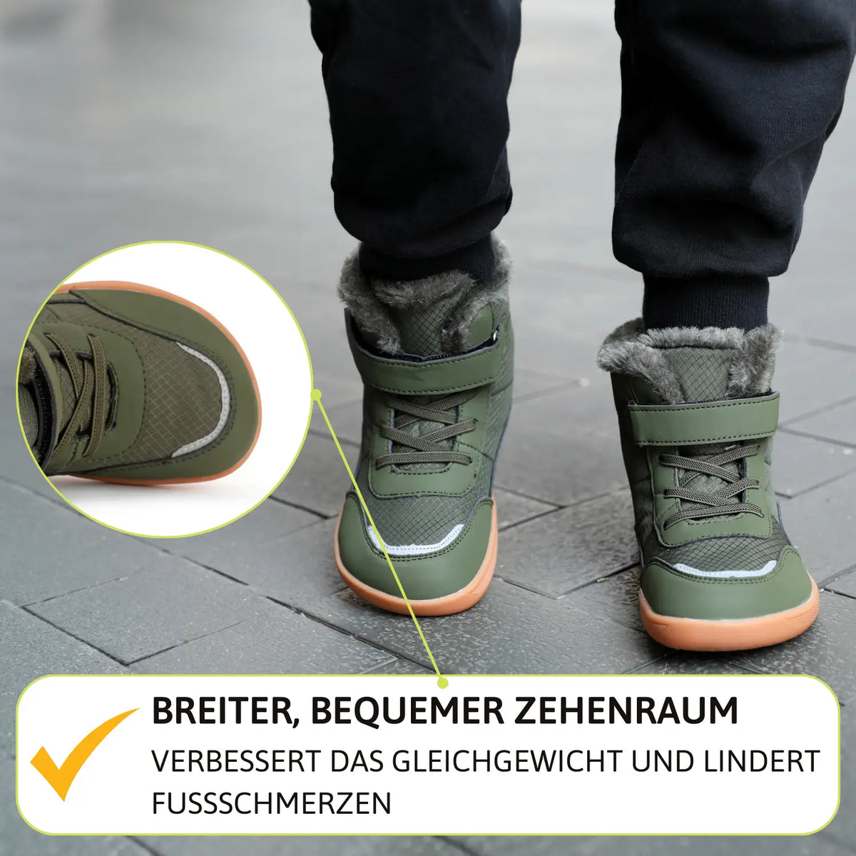 Frostline Kids – Warme Und Wasserabweisende Kinder-Barfußschuhe (3–15 Jahre)
