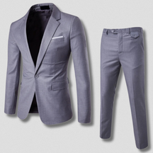 Theo | Eleganter Slim Fit Herrenanzug für Hochzeit oder Büro