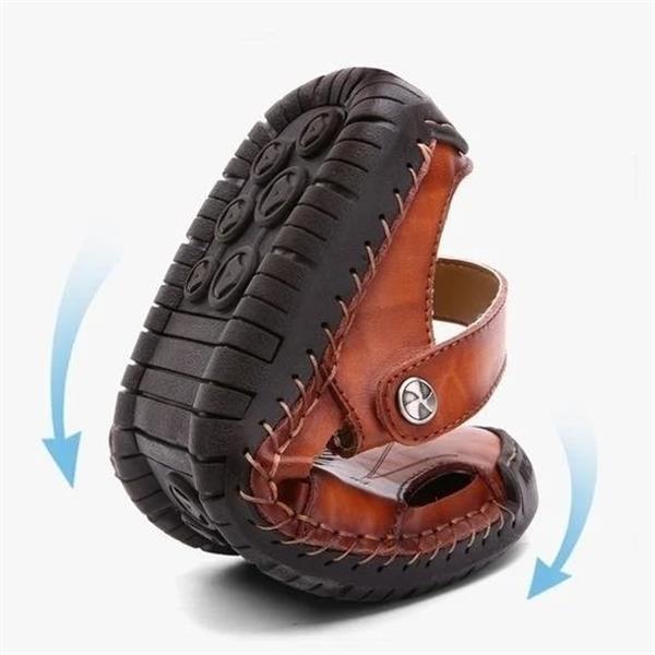 Hochwertige Weiche Ledersandalen Für Herren – Lässiger Stil