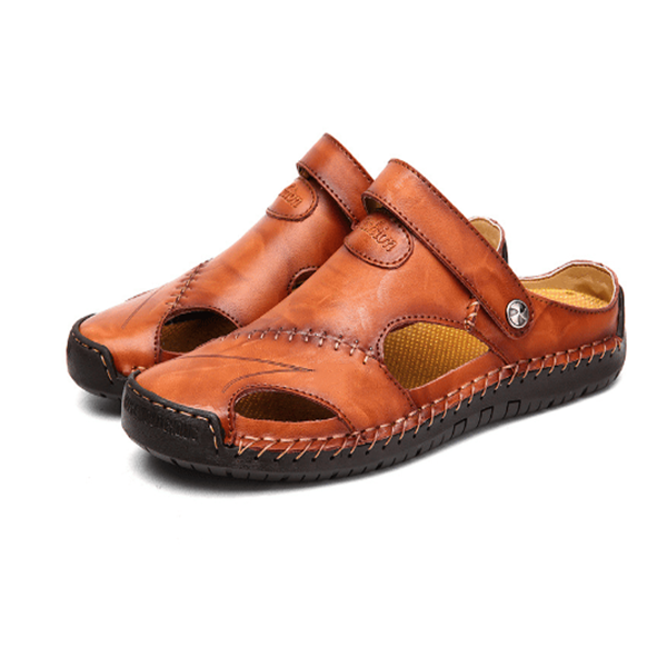 Hochwertige Weiche Ledersandalen Für Herren – Lässiger Stil