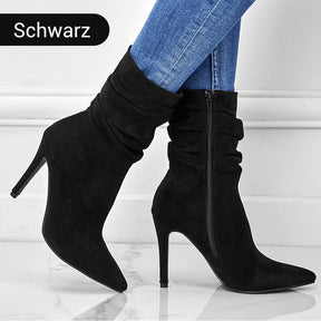 Liane | Spitze Stiefeletten mit Absatz
