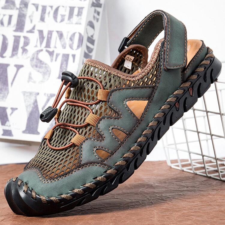 Ledersandalen | mit Gummikappe