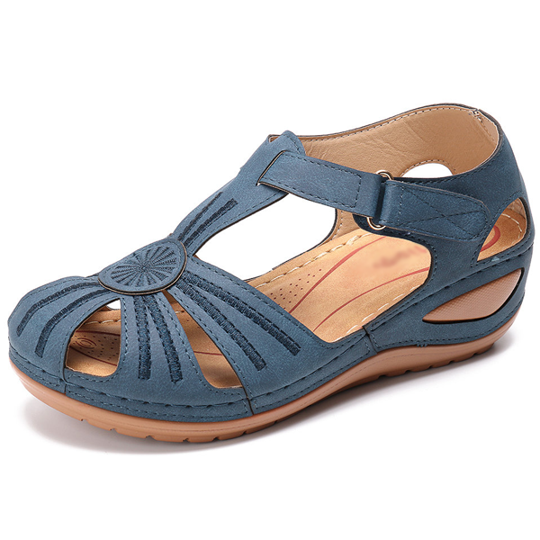 Lässige | Komfort-Keilabsätze Sandalen