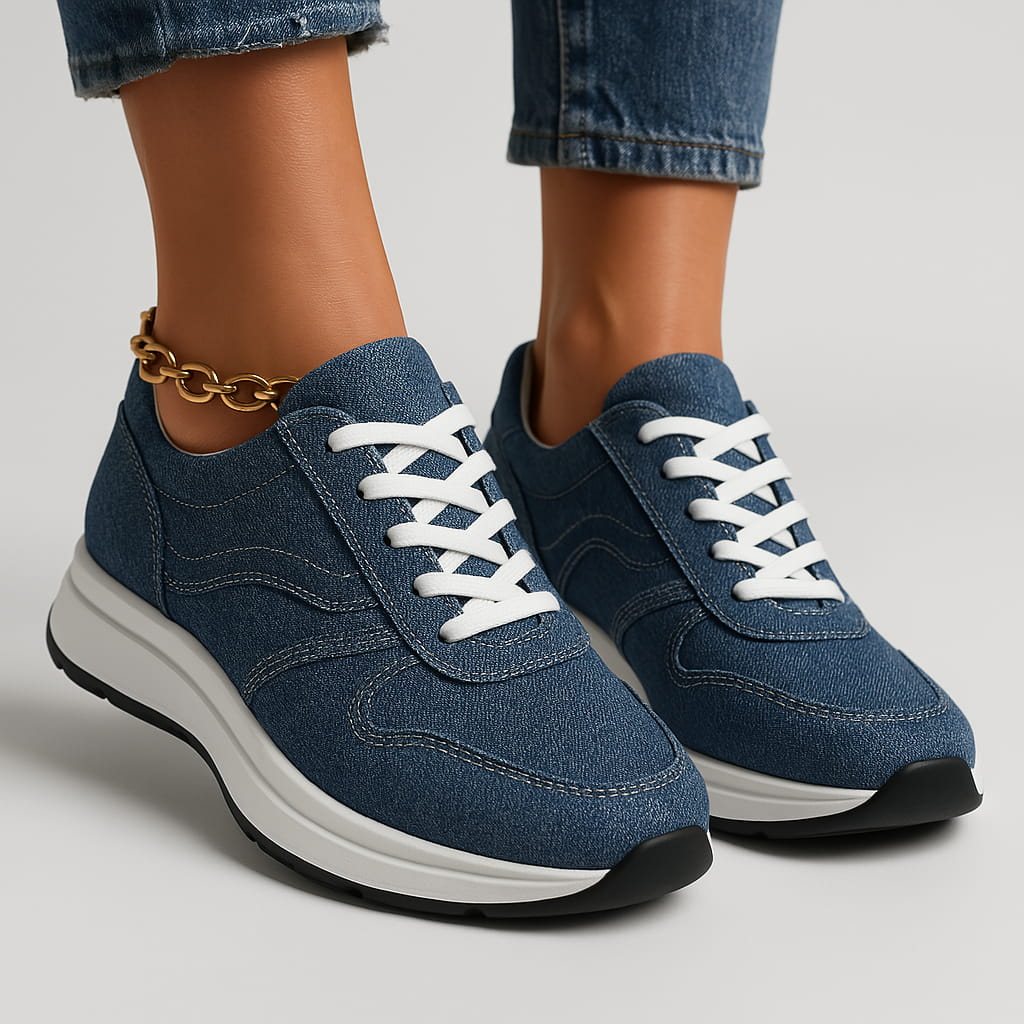 Diana Sneaker | Bequeme Denim-Sneaker Mit Orthopädischer Sohle