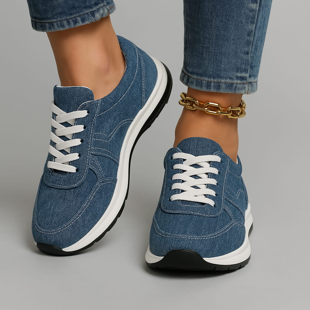 Diana Sneaker | Bequeme Denim-Sneaker Mit Orthopädischer Sohle
