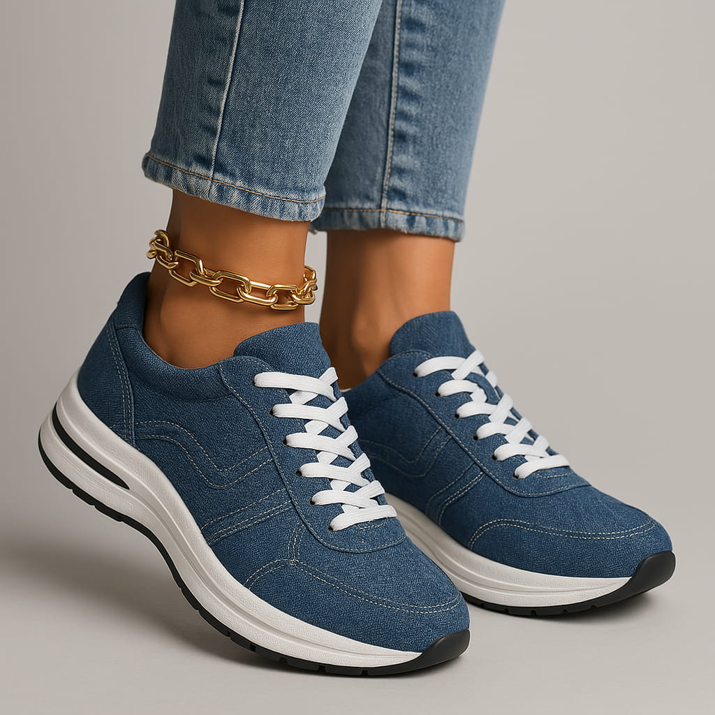 Diana Sneaker | Bequeme Denim-Sneaker Mit Orthopädischer Sohle