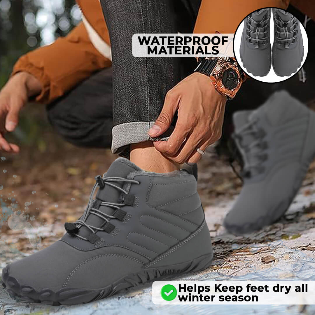 Caspar Flex – Rutschfester & wasserdichter Winter-Barfußschuh (Unisex)