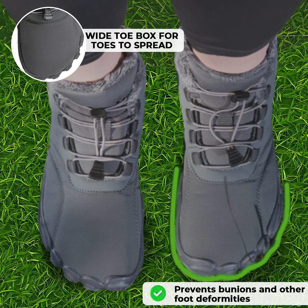 Caspar Flex – Rutschfester & wasserdichter Winter-Barfußschuh (Unisex)