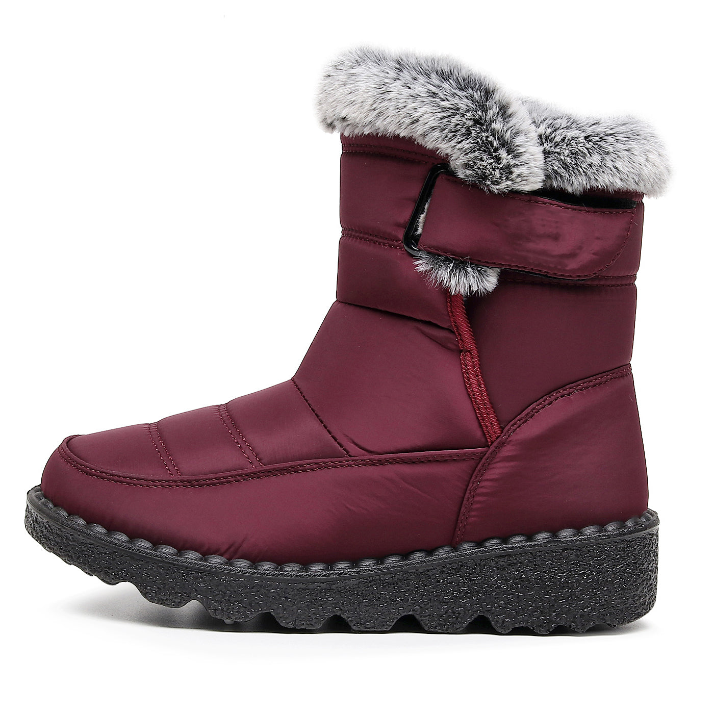 Damen Winter Schneestiefel – Warm gefüttert – Bequeme Rutschfeste Stiefeletten – Wasserdichte Outdoor Laufplattform-Schuhe