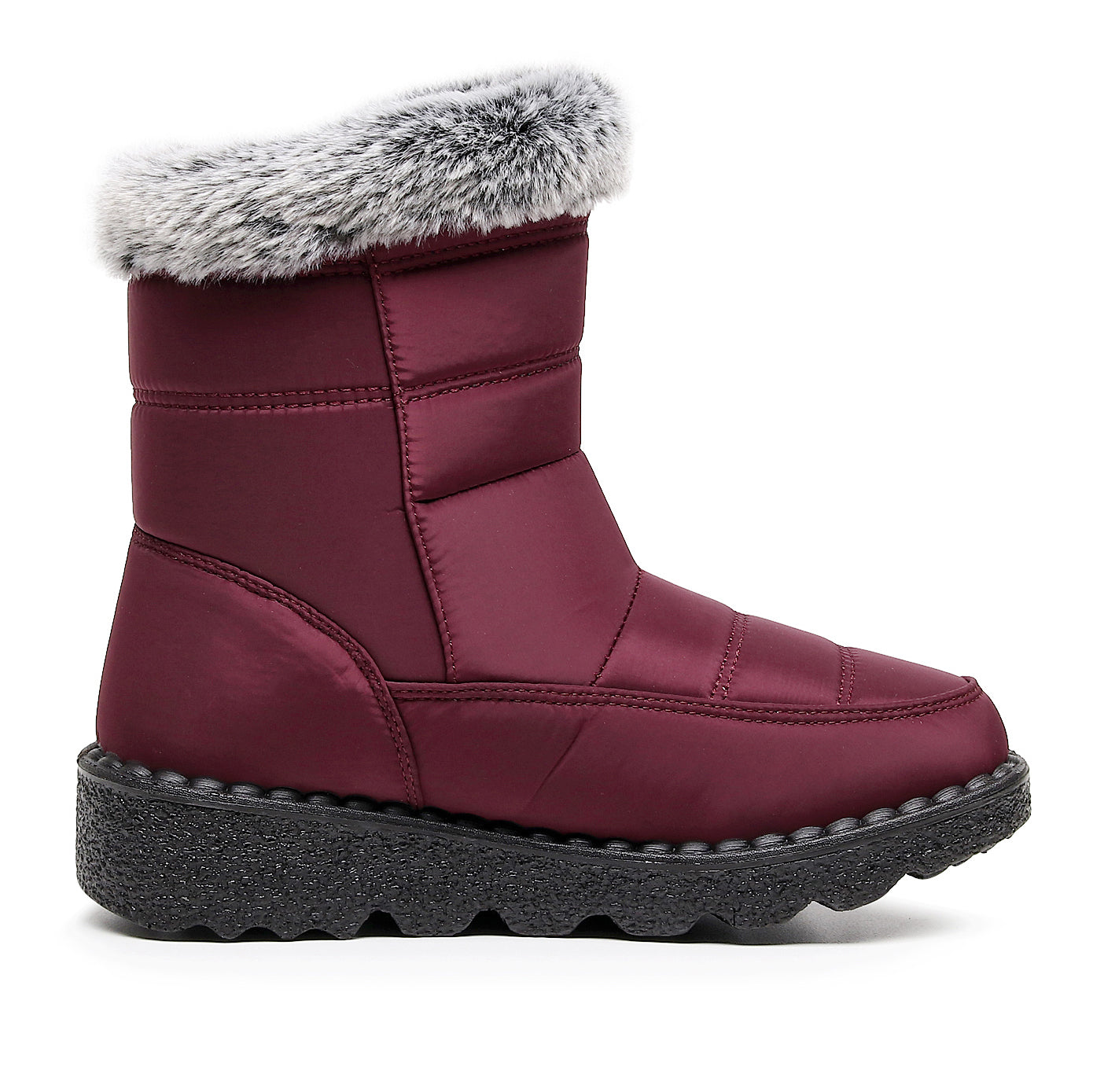 Damen Winter Schneestiefel – Warm gefüttert – Bequeme Rutschfeste Stiefeletten – Wasserdichte Outdoor Laufplattform-Schuhe
