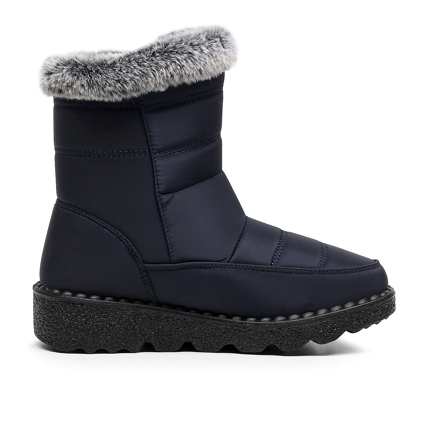 Damen Winter Schneestiefel – Warm gefüttert – Bequeme Rutschfeste Stiefeletten – Wasserdichte Outdoor Laufplattform-Schuhe