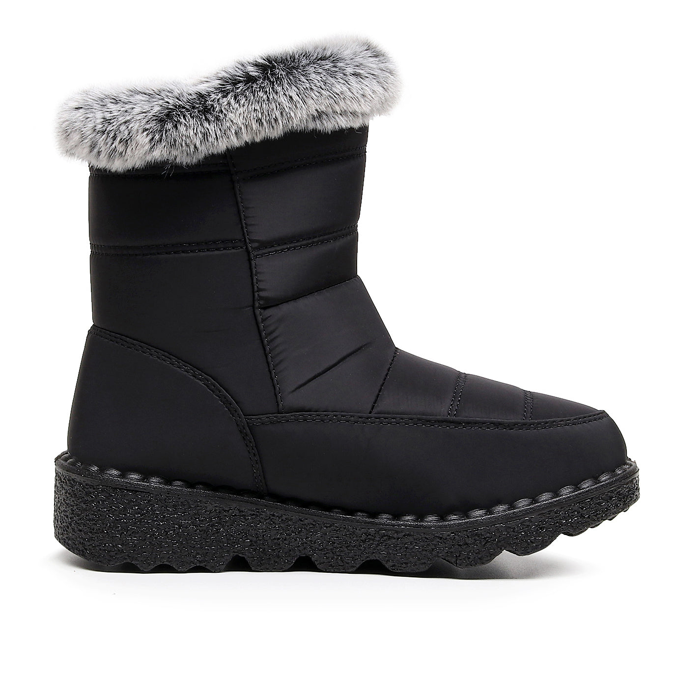 Damen Winter Schneestiefel – Warm gefüttert – Bequeme Rutschfeste Stiefeletten – Wasserdichte Outdoor Laufplattform-Schuhe