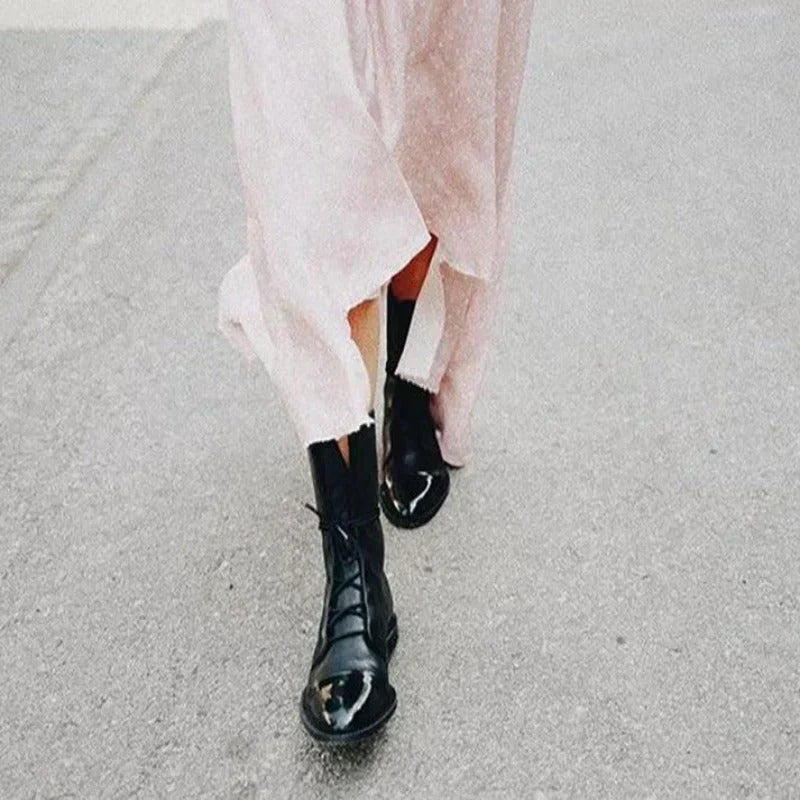 Helena Stiefelette | Elegante Lederstiefelette für Damen