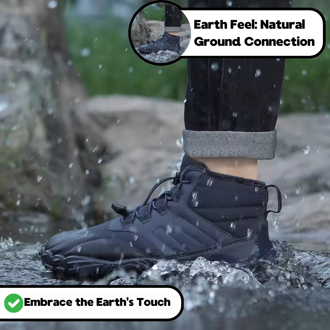 Caspar Flex – Rutschfester & wasserdichter Winter-Barfußschuh (Unisex)