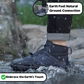 Caspar Flex – Rutschfester & wasserdichter Winter-Barfußschuh (Unisex)