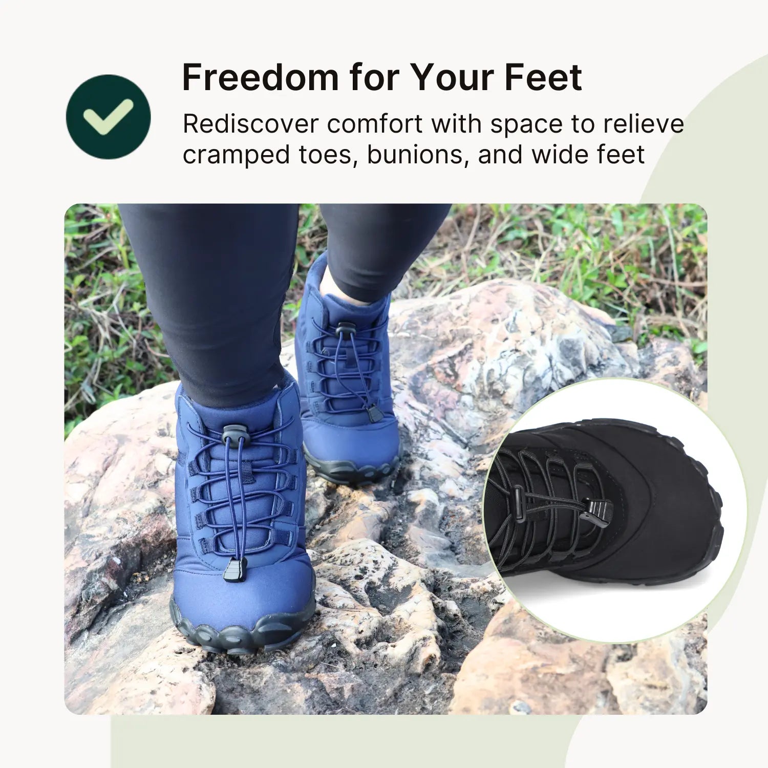 Polar Pro - Rutschfeste & Wasserbeständige Winter Barfußschuhe (Unisex)