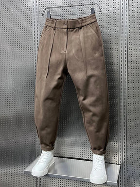 Herren Elegante Melierte Hose | Modern