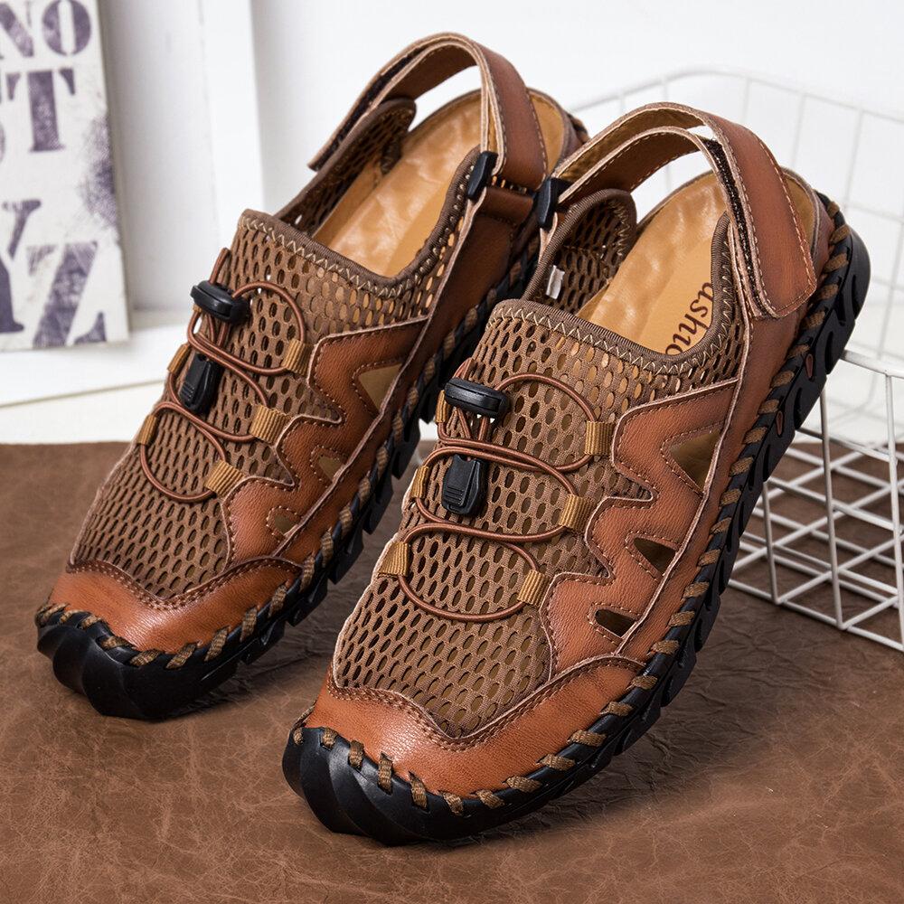Ledersandalen | mit Gummikappe