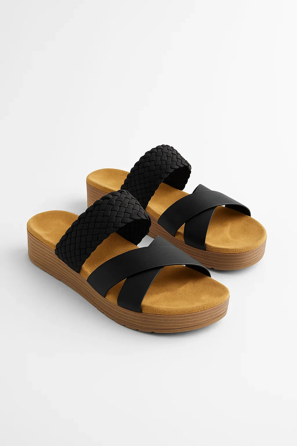 Estelle Sandalen | Geflochtene Kreuzriemen