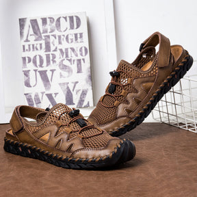 Ledersandalen | mit Gummikappe
