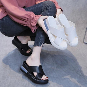 Lina | Ergonomische Ledersandale Mit Fußgewölbeunterstützung