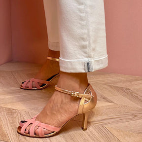 Damen Glamouröse High Heels Sandalen | Offene Spitze