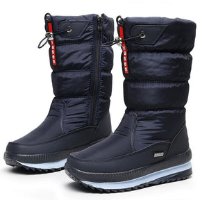 Hochwertige Damen-Schneestiefel mit Kunstfell