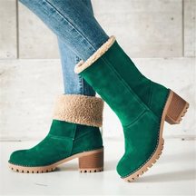 Nikki | Warme Leder-Schneestiefel