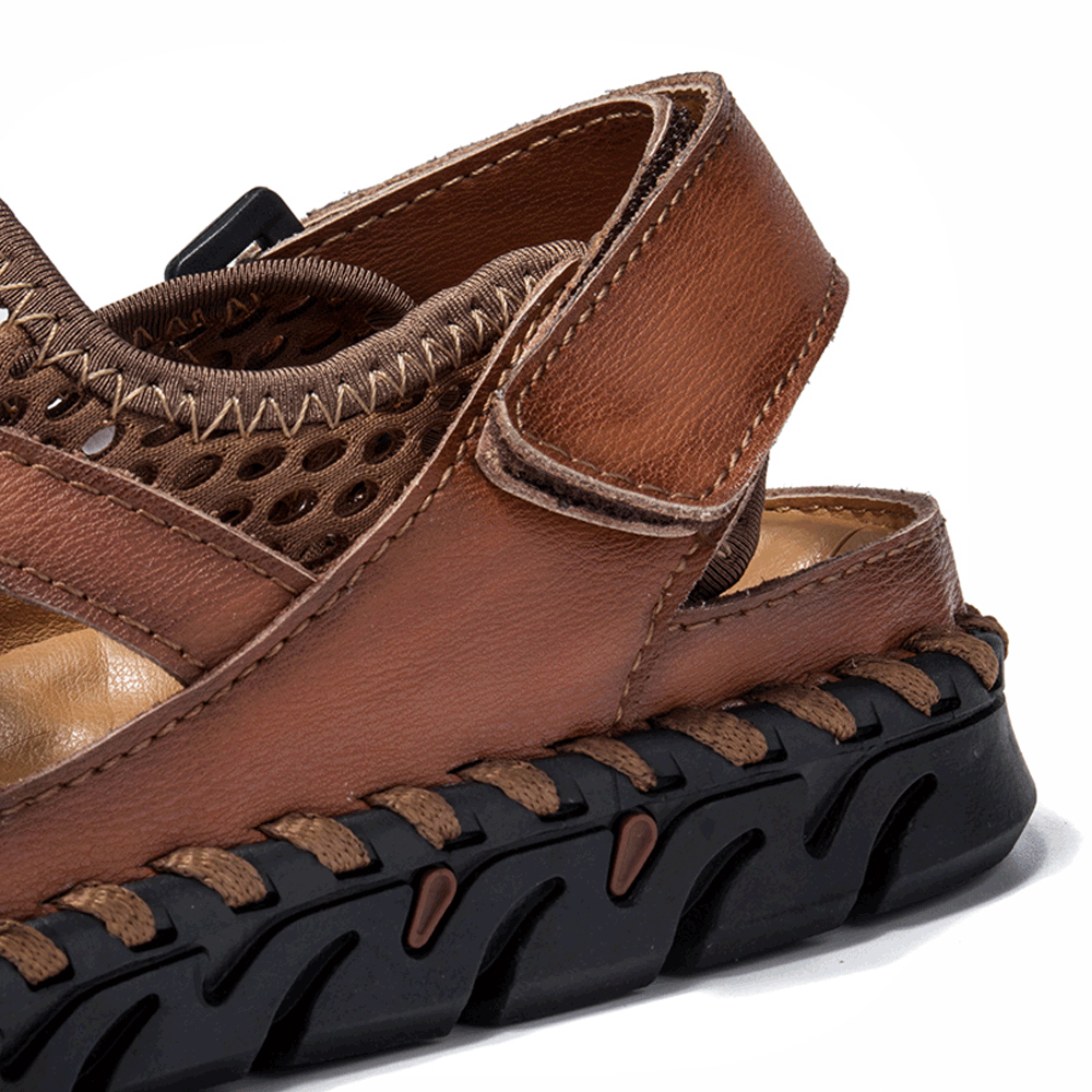 Ledersandalen | mit Gummikappe